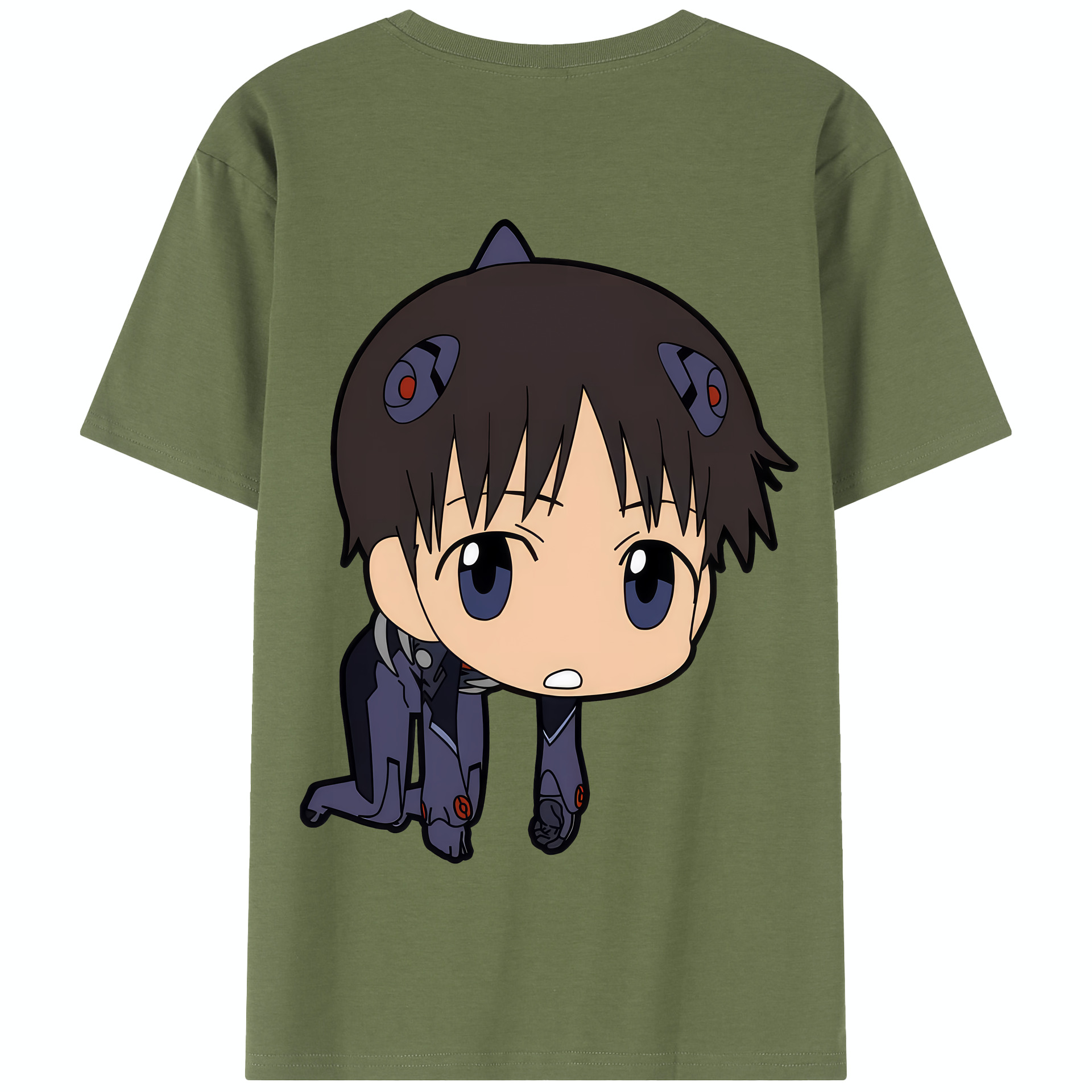 （画像用） EVA 新世紀エヴァンゲリオン 綿100％半袖Tシャツ（背面プリント）